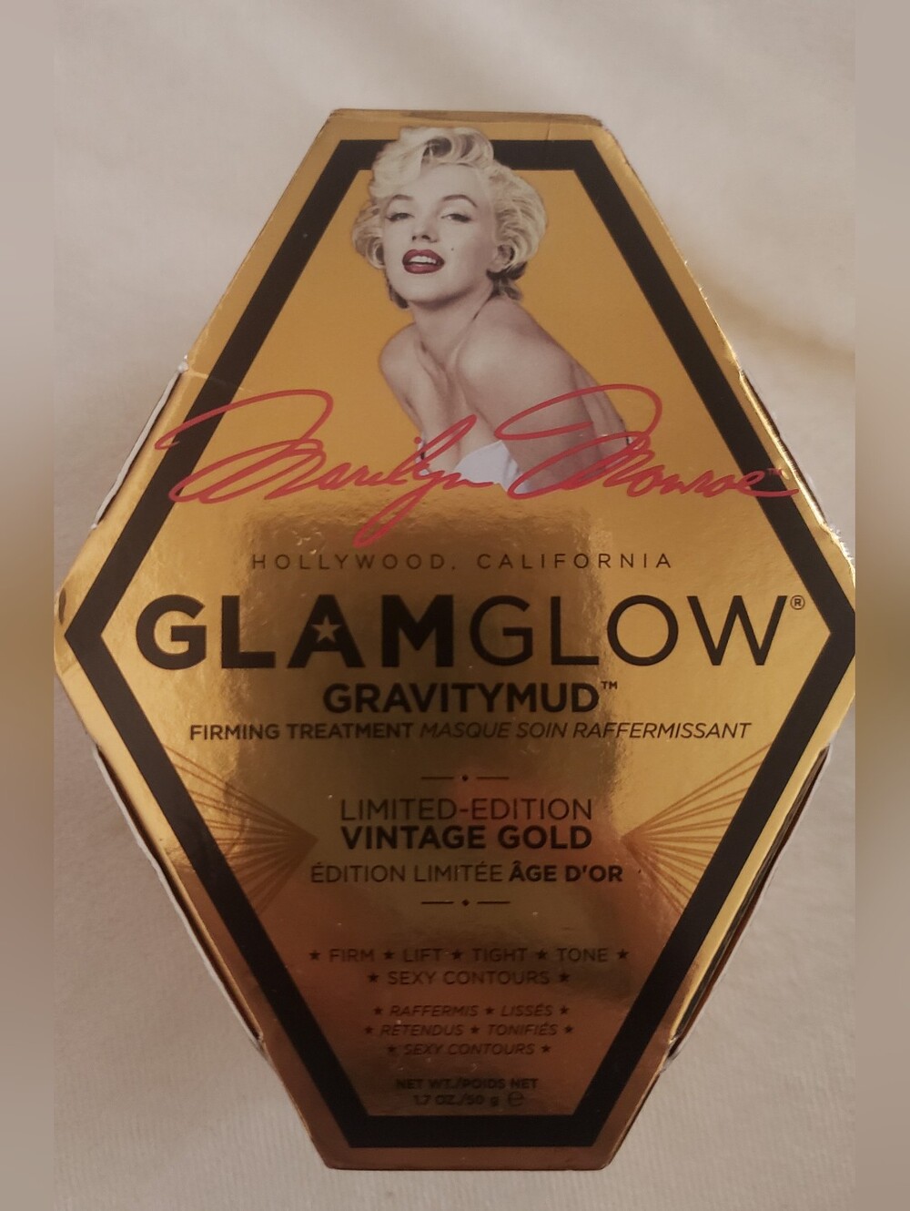 Glamglow Marilyn Monroe Gravitymud Firming Treatment Vintage Gold
